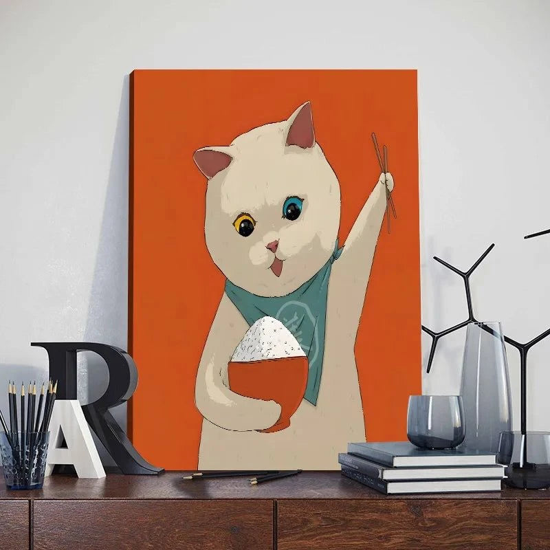 Funny Cute Cat Framed Canvas Wall Art🐾 Quirky Wall Art for Cat Lovers
Bring a playful touch to your space with this Funny Cute Cat Framed Canvas Wall Art! Featuring an adorable cat holding a phone, thiHappy PawsHappy PawsFunny Cute Cat Framed Canvas