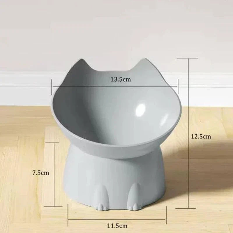 Elevated Cat Dog Neck Supporting Bowl