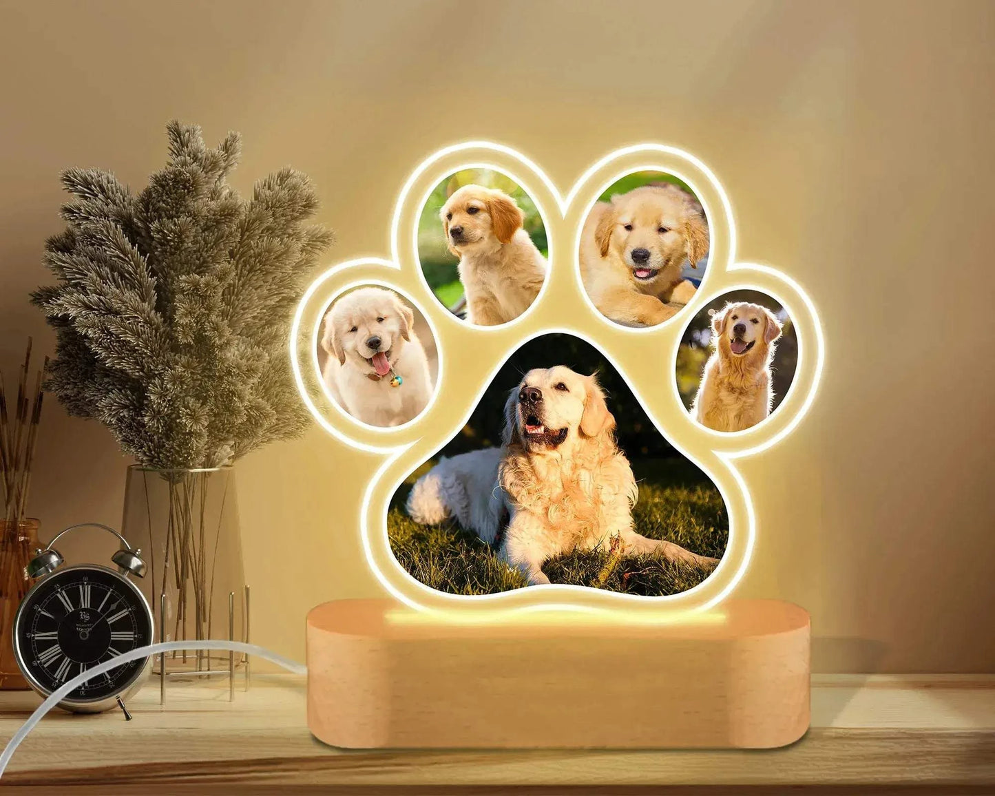 Personalized Dog Paw Photo FramePersonalized Dog Paw Photo Frame
🐾 A Beautiful Way to Cherish Your Best Friend
Your dog isn’t just a pet — they’re family.
Capture your favorite memory with this PeHappy PawsHappy PawsPersonalized Dog Paw Photo Frame