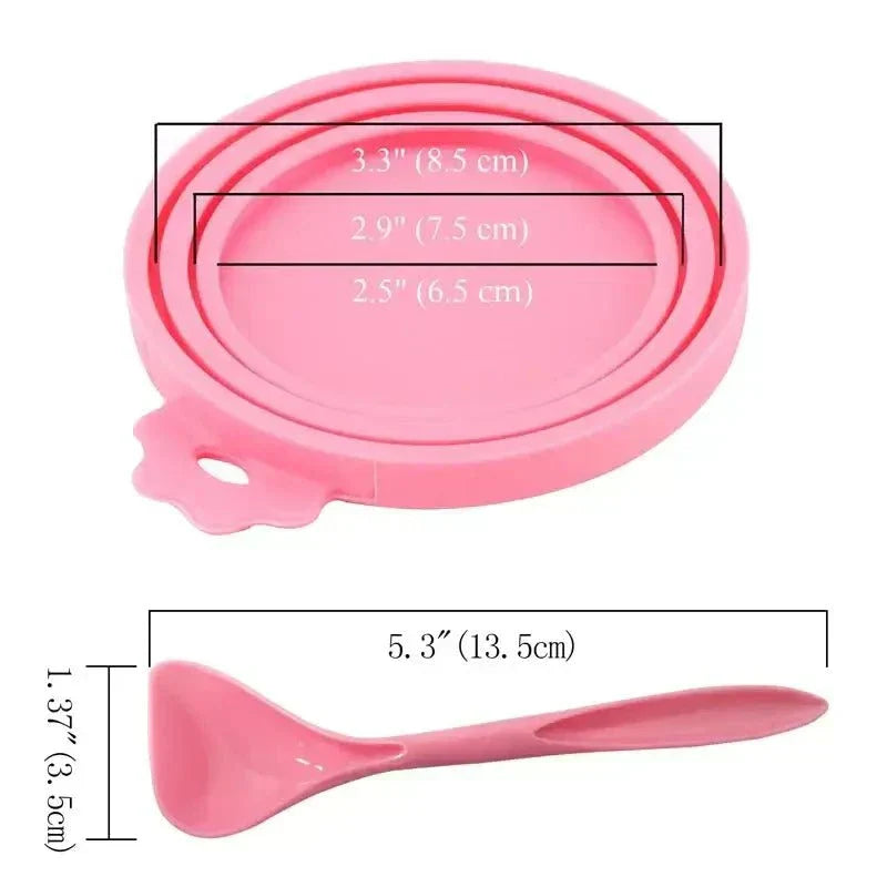 Colorful Reusable Pets Food Can Covers