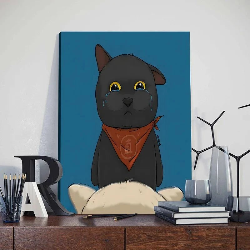 Funny Cute Cat Framed Canvas Wall Art🐾 Quirky Wall Art for Cat Lovers
Bring a playful touch to your space with this Funny Cute Cat Framed Canvas Wall Art! Featuring an adorable cat holding a phone, thiHappy PawsHappy PawsFunny Cute Cat Framed Canvas
