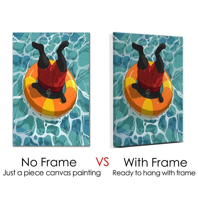 Funny Cute Cat Framed Canvas Wall Art🐾 Quirky Wall Art for Cat Lovers
Bring a playful touch to your space with this Funny Cute Cat Framed Canvas Wall Art! Featuring an adorable cat holding a phone, thiHappy PawsHappy PawsFunny Cute Cat Framed Canvas