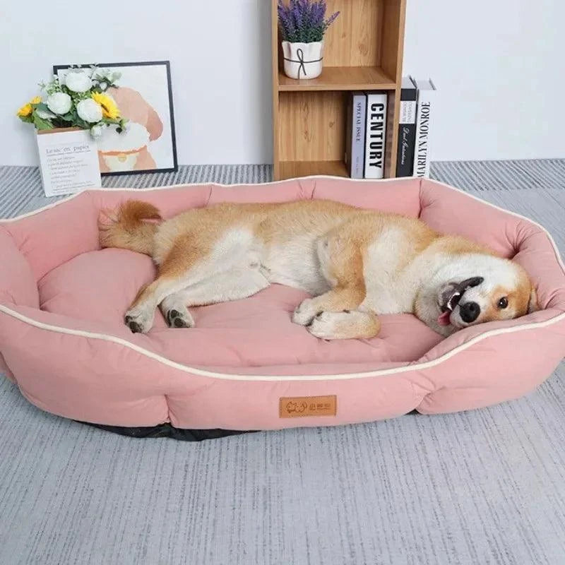 Large Washable Dog Bed Plush Mat for Home🐶 Large Washable Dog Bed – Plus