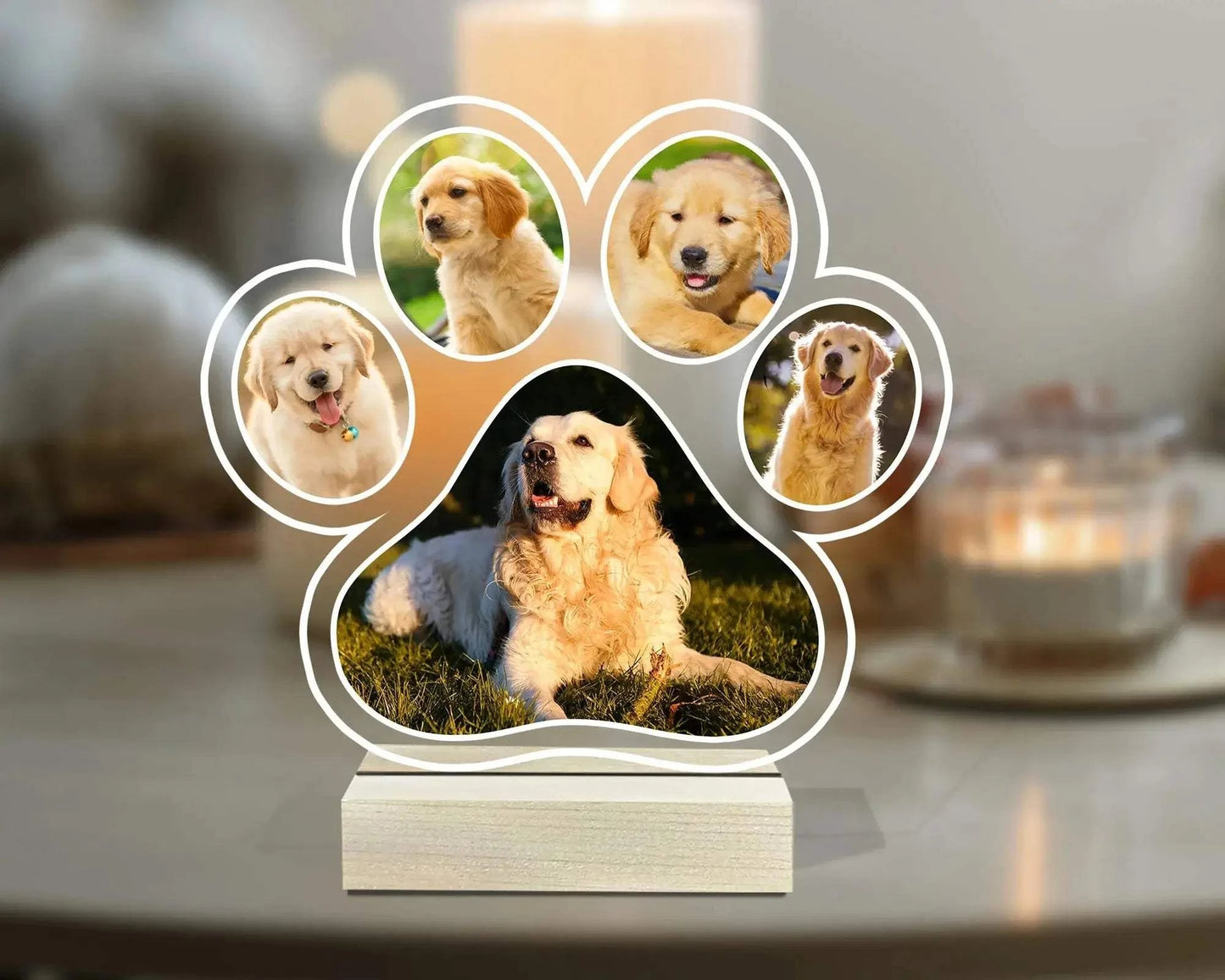 Personalized Dog Paw Photo FramePersonalized Dog Paw Photo Frame
🐾 A Beautiful Way to Cherish Your Best Friend
Your dog isn’t just a pet — they’re family.
Capture your favorite memory with this PeHappy PawsHappy PawsPersonalized Dog Paw Photo Frame