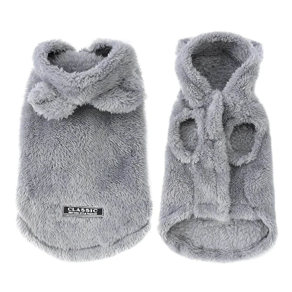 Soft Fleece Dog Hoodie Coat for Small & Medium Dogs🐶 Soft Fleece Dog Hood