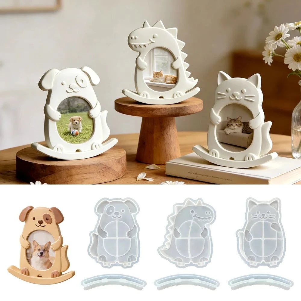 Animal Photo Frame Silicone Mold for DIY ResinAnimal Photo Frame Silicone Mold for DIY Resin – Create Unique Handmade MemoriesAnimal Photo Frame Silicone Mold for DIY ResinAnimal Photo Frame Silicone Mold for DIHappy PawsHappy PawsAnimal Photo Frame Silicone Mold