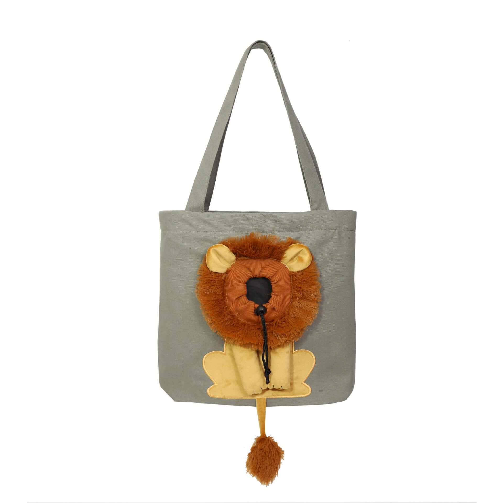 Lion Design Pet Carrier Bag - Breathable Travel Sling
