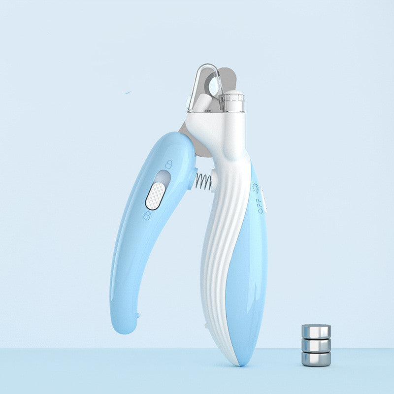 LED Pet Nail Clippers & Grinder - Safe Grooming Tool for Dogs & Cats