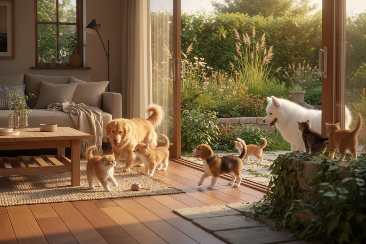 i want cat and dog friendly in home or bush